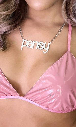 pansy Necklace (LARGE size)